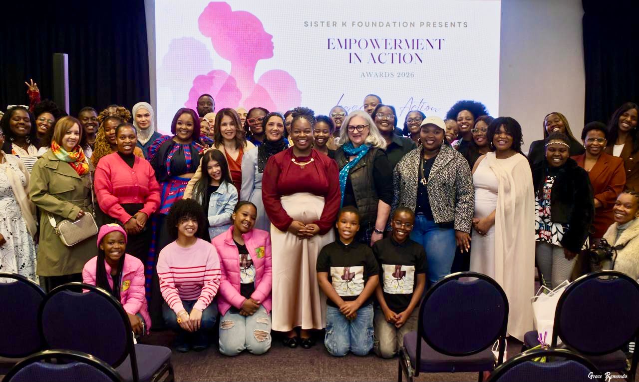 Group photo of the Empowerment in Action Awards 2026 attendees and organisers